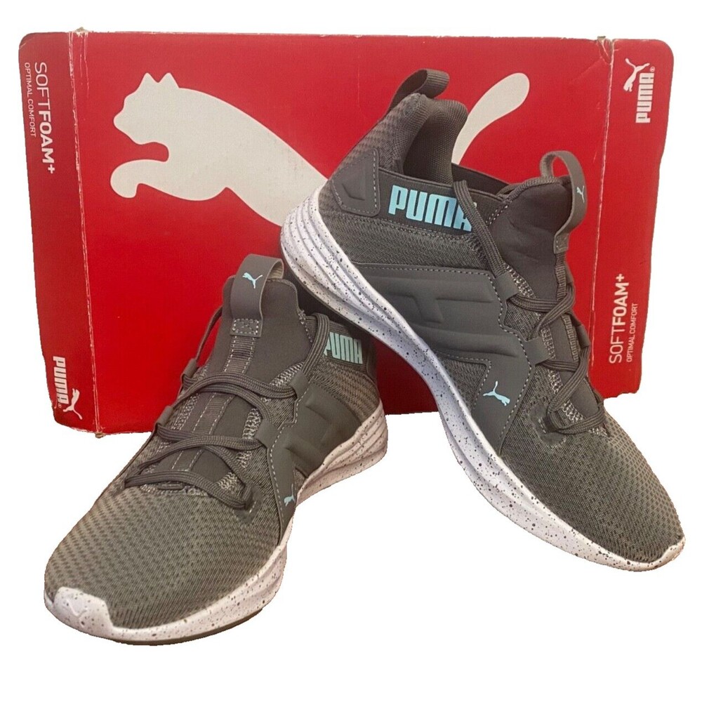PUMA Contempt Demi Women's 8 Shoes Gray Athletic Sneakers Soft Foam Comfort Mesh